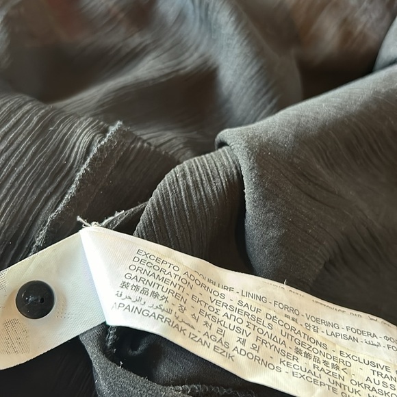 Zara Multicolor Pom Pom Trim Tiered Boho Maxi Dress Size Medium - Picture 16 of 16